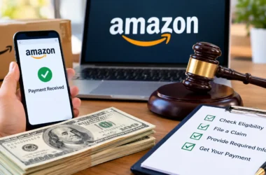Amazon Settlement 2026 refund check and claim updates illustration