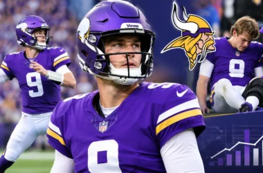 JJ McCarthy Minnesota Vikings and New York Giants quarterback